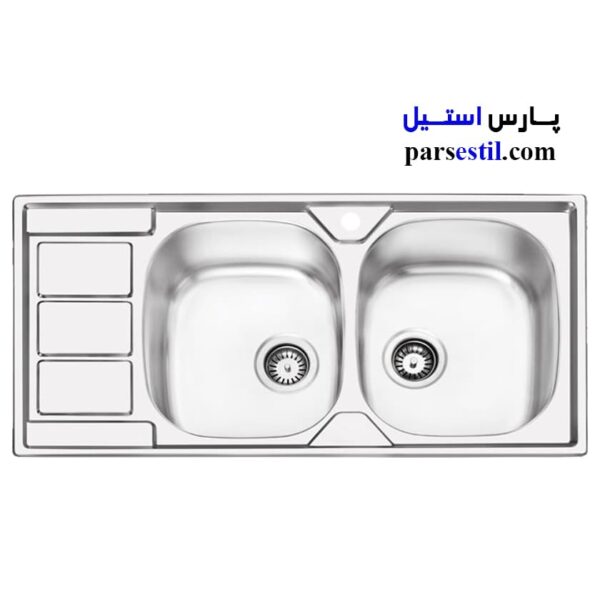 سینک ظرفشویی ایلیااستیل فانتزی مدل 2051