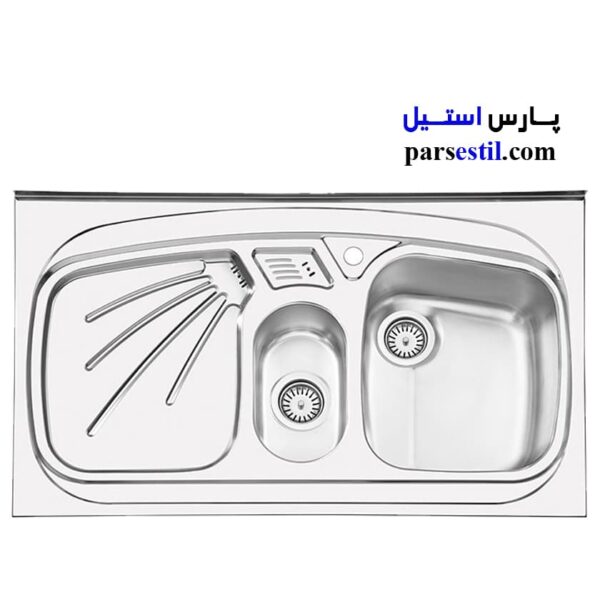 سینک ظرفشویی ایلیااستیل مدل1012
