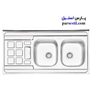 سینک ظرفشویی ایلیااستیل مدل3021