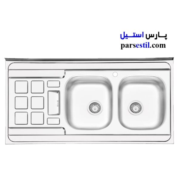 سینک ظرفشویی ایلیااستیل مدل3021