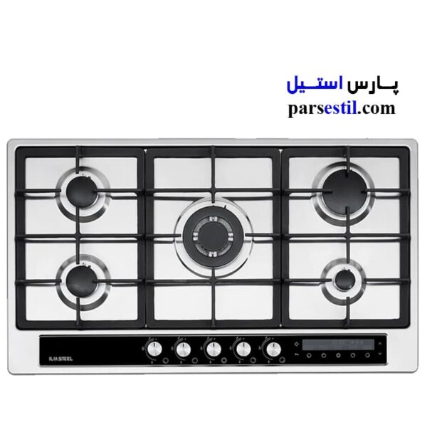 اجاق گاز صفحه ای ایلیااستیل مدلS_512D