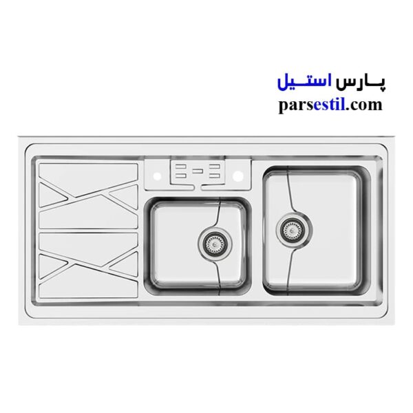 سینک ظرفشویی میکس پلاس مدل 9041_S45
