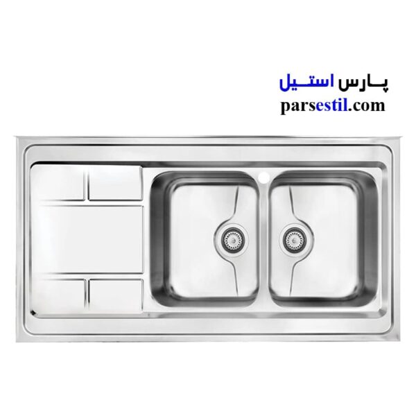 سینک ظرفشویی میکس پلاس مدل 9052