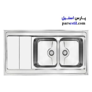 سینک ظرفشویی میکس پلاس مدل 9062
